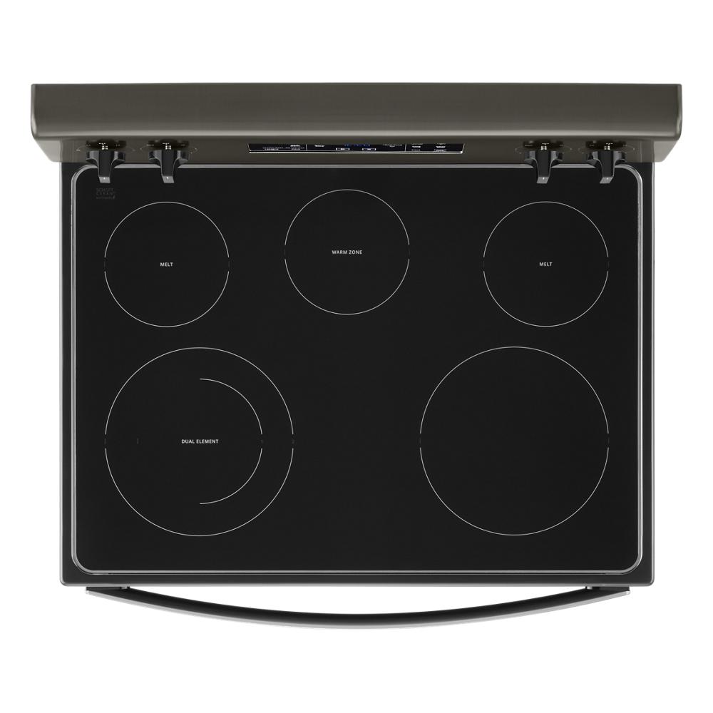 Model: WFE505W0JV | Whirlpool 5.3 cu. ft. Whirlpool® electric range with Frozen Bake™ technology
