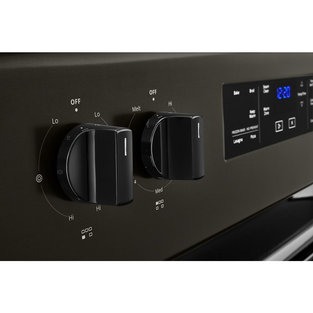 Model: WFE505W0JV | Whirlpool 5.3 cu. ft. Whirlpool® electric range with Frozen Bake™ technology