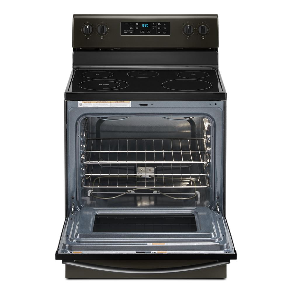 Model: WFE505W0JV | Whirlpool 5.3 cu. ft. Whirlpool® electric range with Frozen Bake™ technology