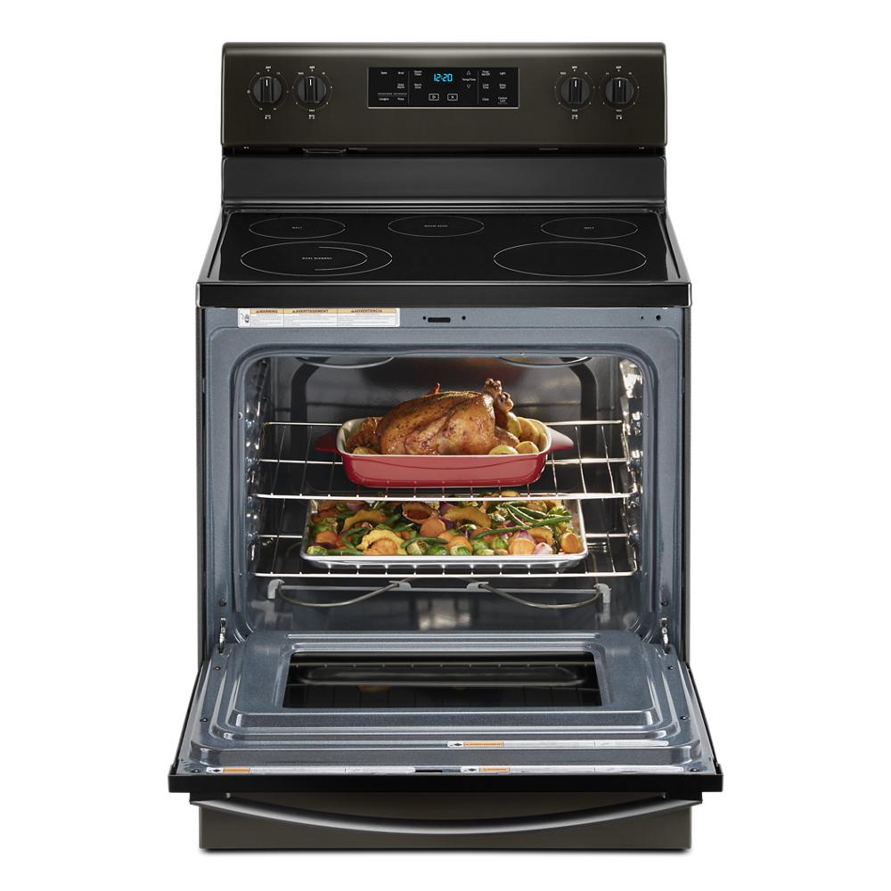 Model: WFE505W0JV | Whirlpool 5.3 cu. ft. Whirlpool® electric range with Frozen Bake™ technology