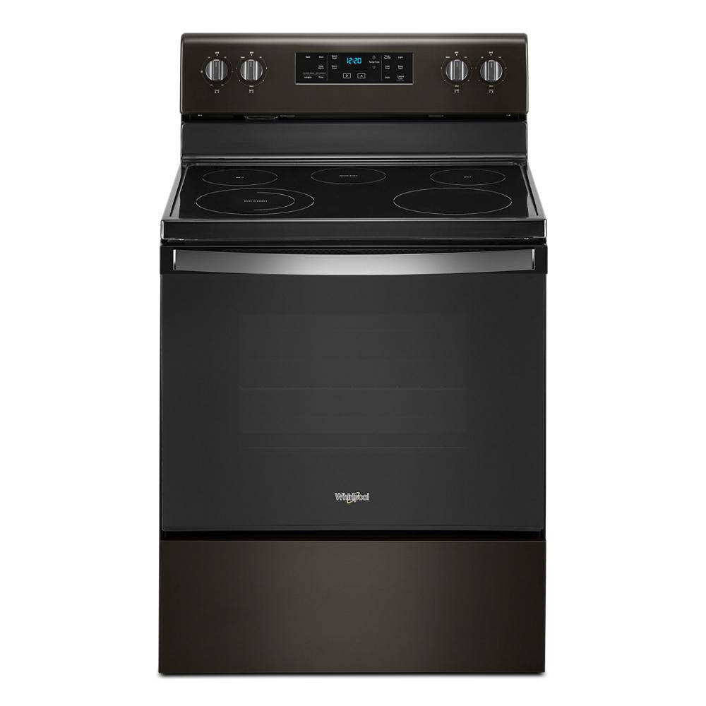 Model: WFE505W0JV | Whirlpool 5.3 cu. ft. Whirlpool® electric range with Frozen Bake™ technology