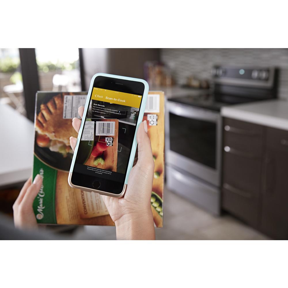 Model: WFE975H0HZ | Whirlpool 6.4 cu. ft. Smart Freestanding Electric Range with Frozen Bake™ Technology