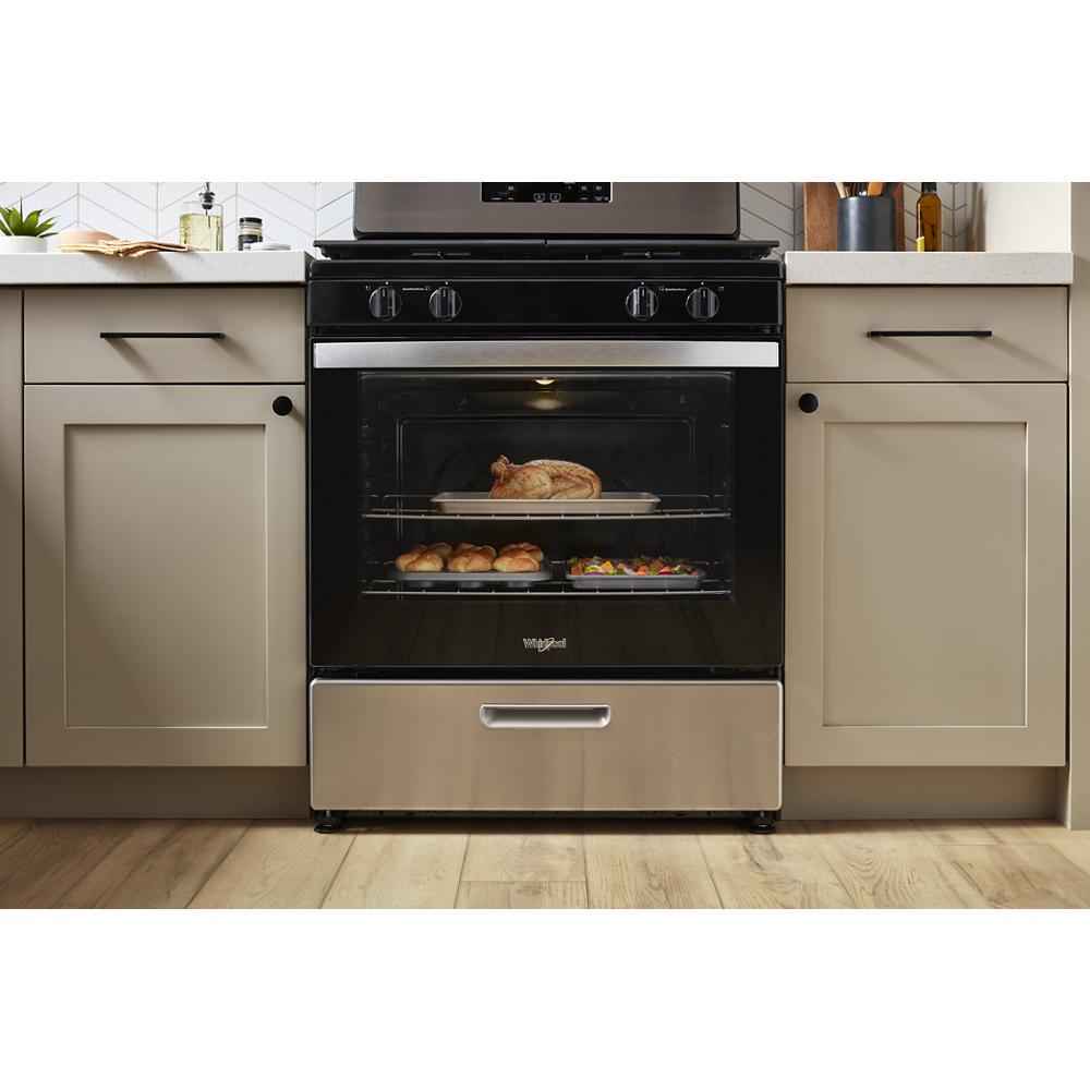 Whirlpool 5.1 Cu. ft. Freestanding GAS Range with Broiler Drawer