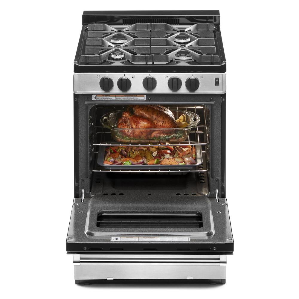 Model: WFG500M4HS | Whirlpool 24-inch Freestanding Gas Range with Sealed Burners