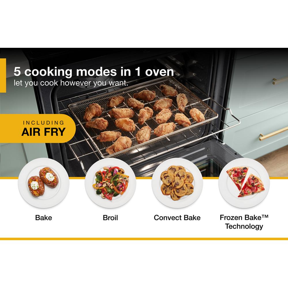 Model: WFG535S0LS | Whirlpool 5.0 Cu. Ft. Whirlpool® Gas 5-in-1 Air Fry Oven