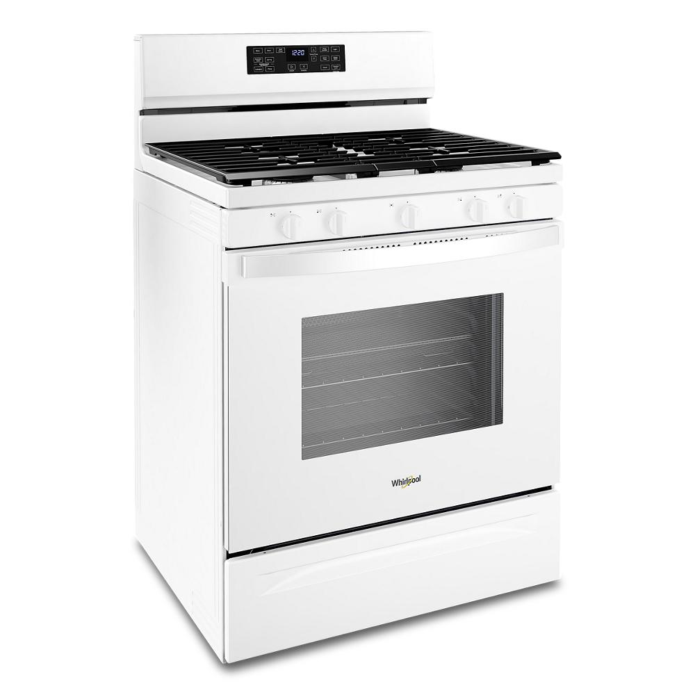 Model: WFG550S0LW | Whirlpool 5.0 Cu. Ft. Whirlpool® Gas 5-in-1 Air Fry Oven