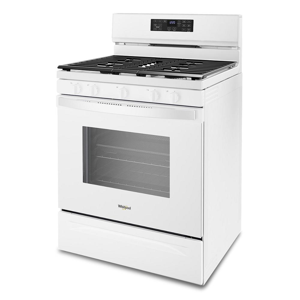 Model: WFG550S0LW | Whirlpool 5.0 Cu. Ft. Whirlpool® Gas 5-in-1 Air Fry Oven