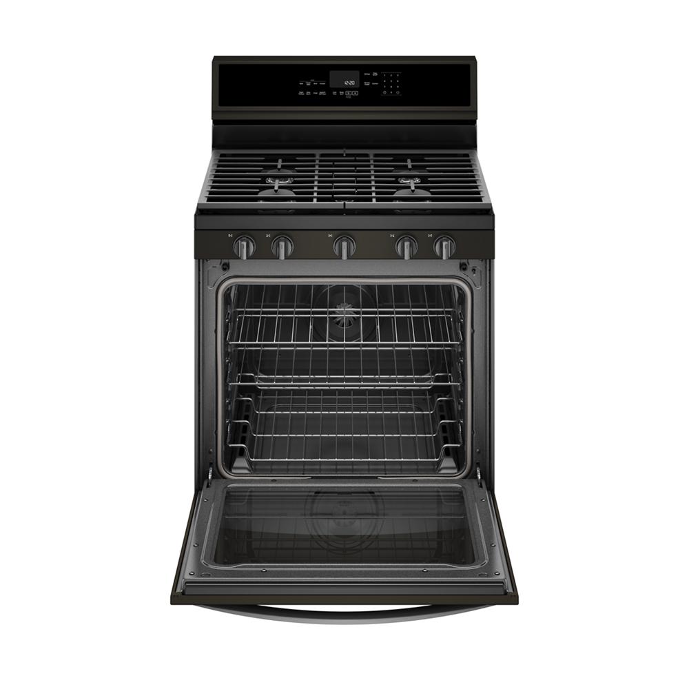 Model: WFG975H0HV | Whirlpool 5.8 cu. ft. Smart Freestanding Gas Range with EZ-2-Lift™ Grates