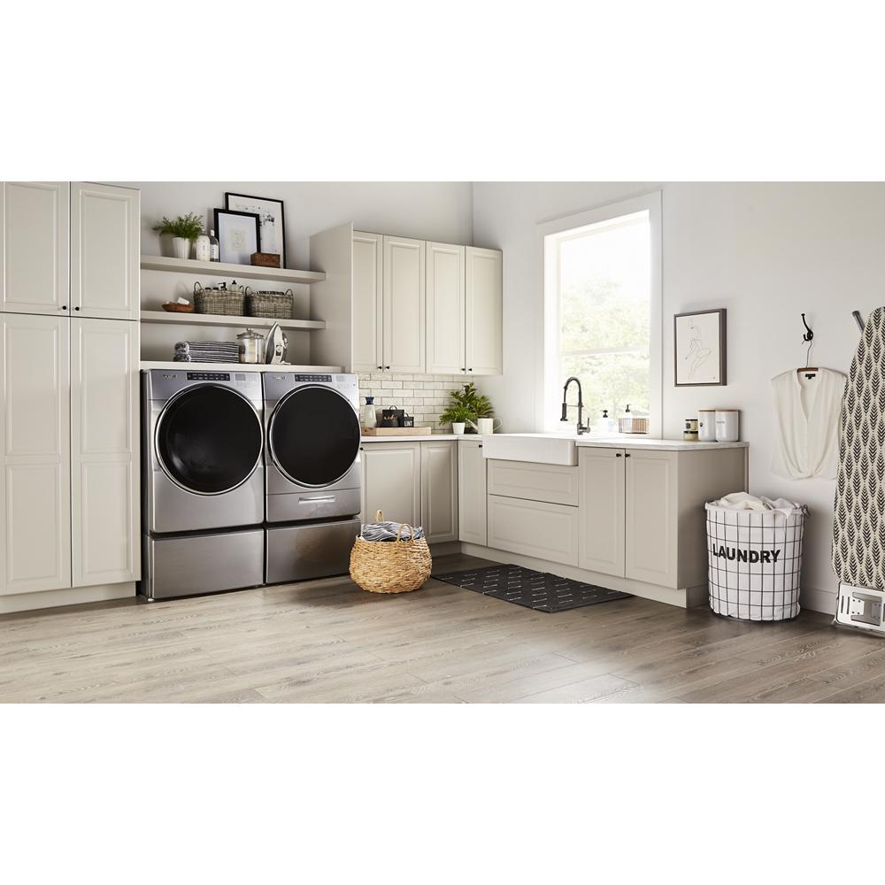 Model: WFP2715HC | Whirlpool 15.5" Pedestal for Front Load Washer and Dryer with Storage
