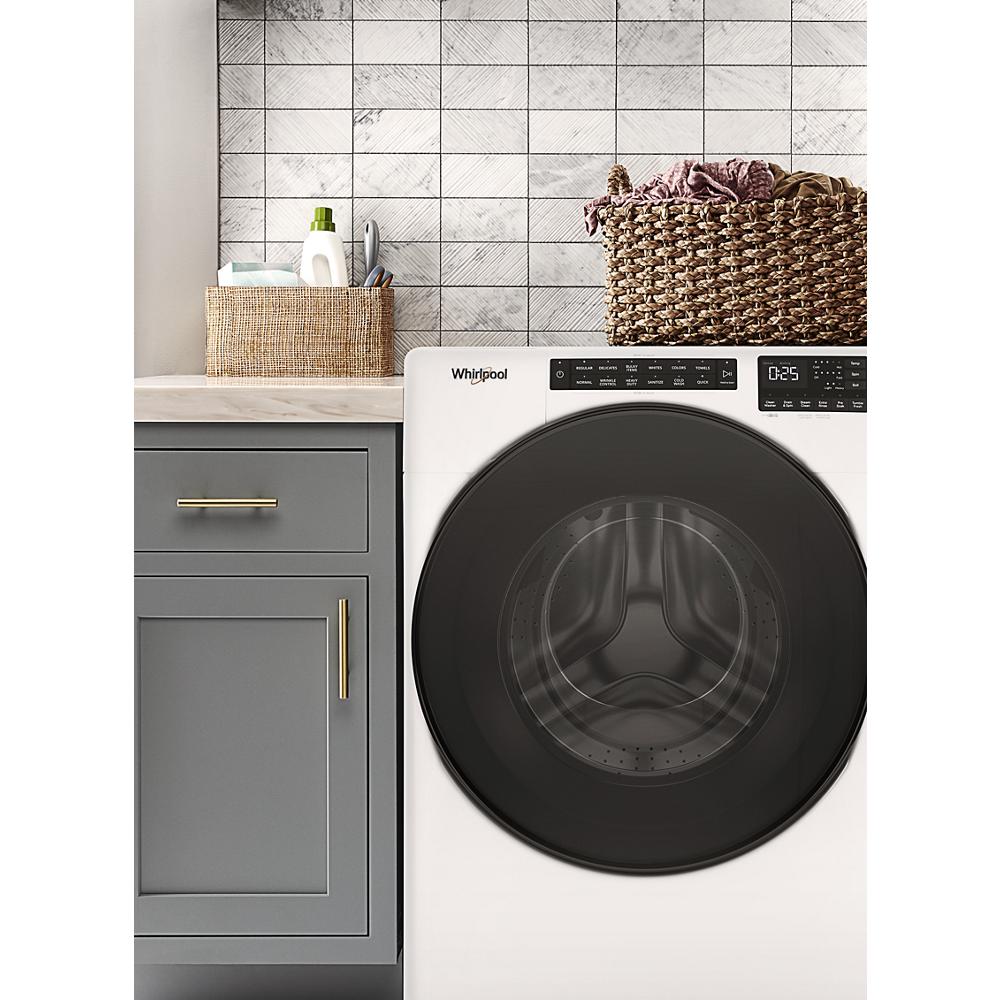 Model: WFW6605MW-9 | Whirlpool 5.0 Cu. Ft. Front Load Washer with Quick Wash Cycle