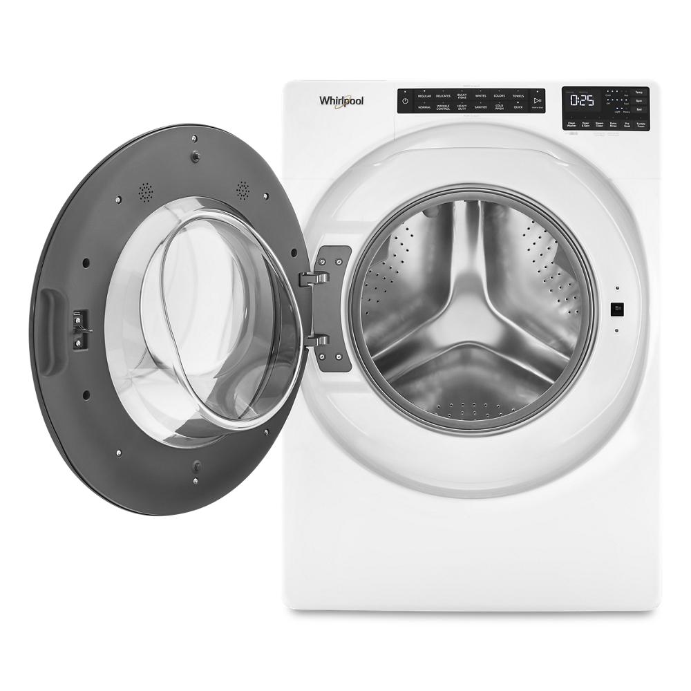Model: WFW6605MW-9 | Whirlpool 5.0 Cu. Ft. Front Load Washer with Quick Wash Cycle