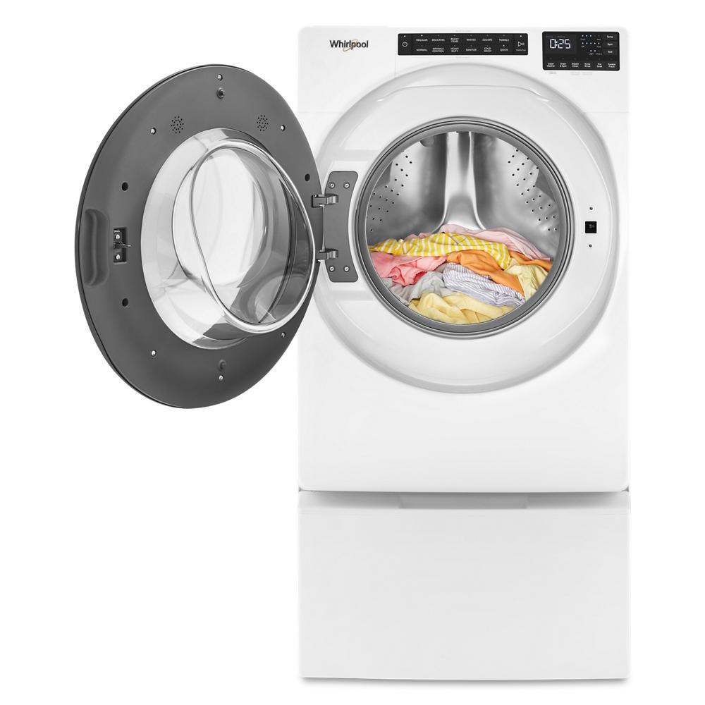 Model: WFW6605MW-9 | Whirlpool 5.0 Cu. Ft. Front Load Washer with Quick Wash Cycle