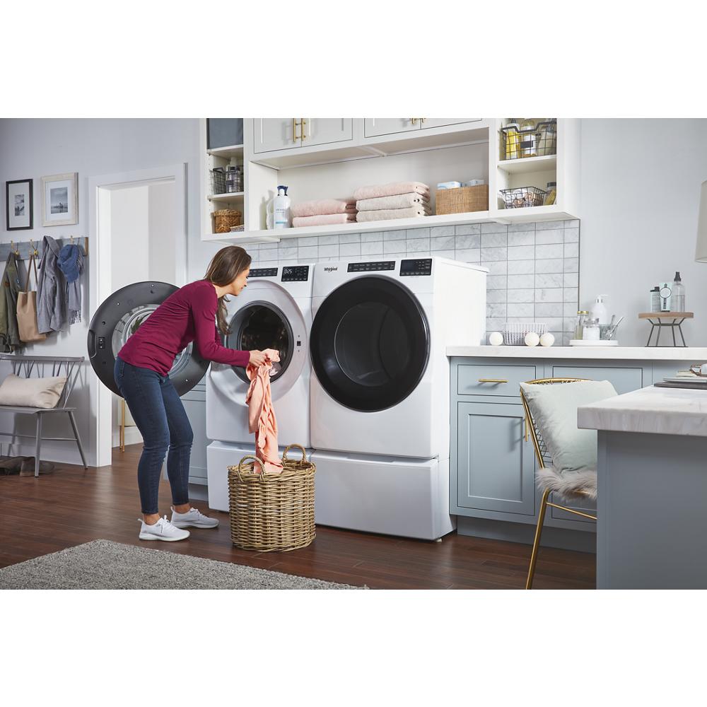 Model: WFW6605MW-9 | Whirlpool 5.0 Cu. Ft. Front Load Washer with Quick Wash Cycle