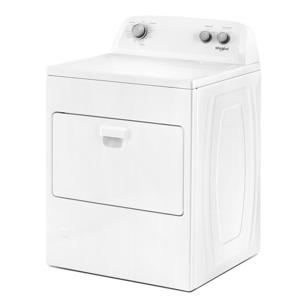 WGD4850HW Whirlpool 7.0 cu. ft. Top Load Gas Dryer with AutoDry™ Drying  System WHITE - Oliver Dyer's Appliance