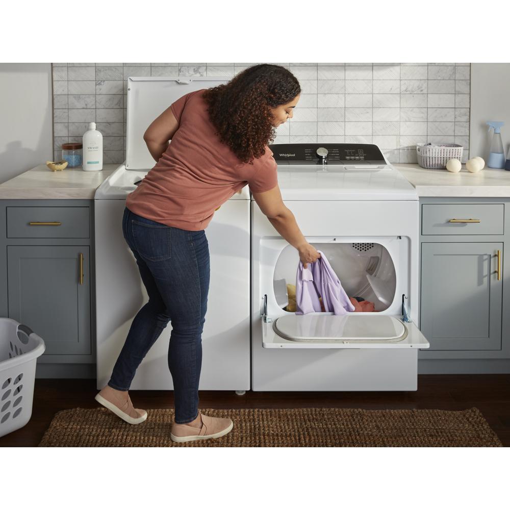 Model: WGD500RLW | Whirlpool 7.0 Cu. Ft. Long Vent Gas Moisture Sensing Dryer