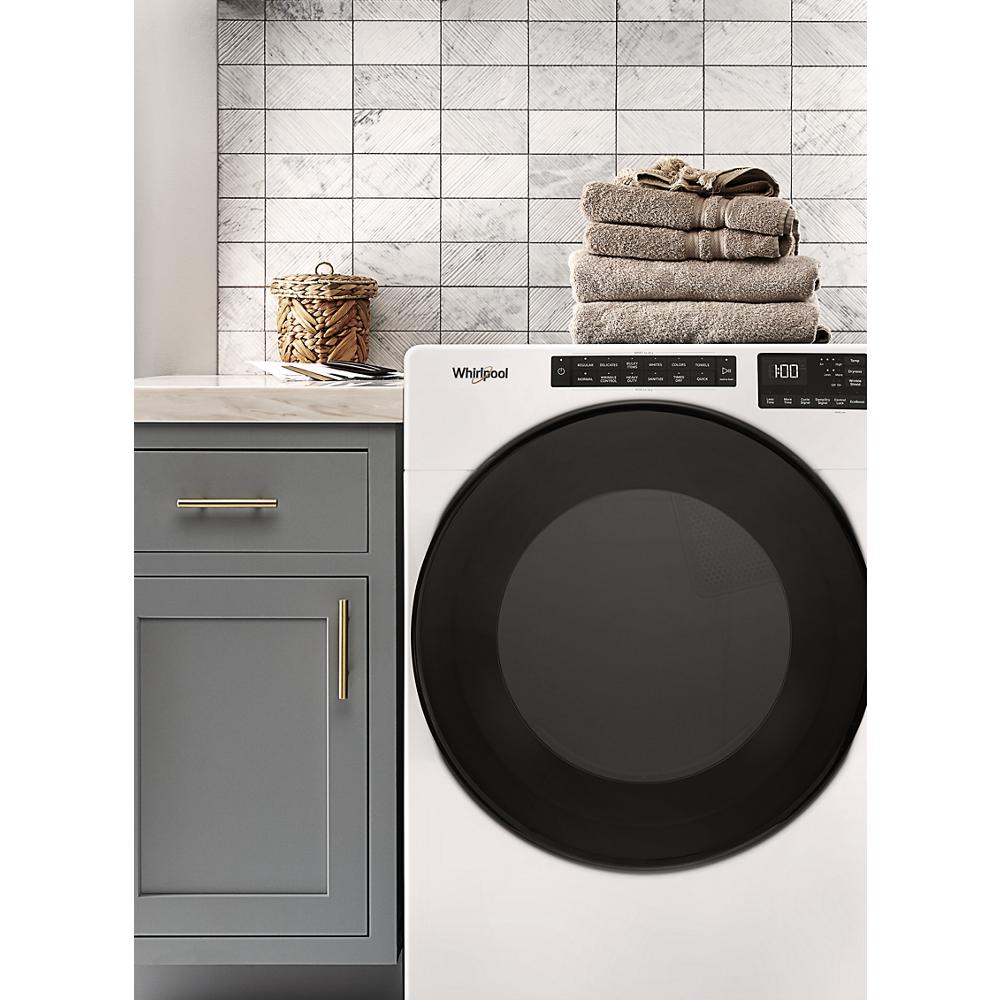 Model: WGD5605MW | Whirlpool 7.4 Cu. Ft. Gas Wrinkle Shield Dryer