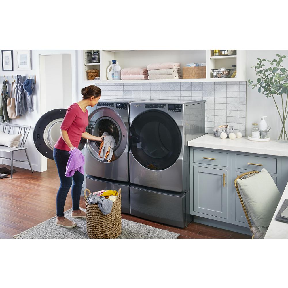 Model: WGD6605MW | Whirlpool 7.4 Cu. Ft. Gas Wrinkle Shield Dryer with Steam