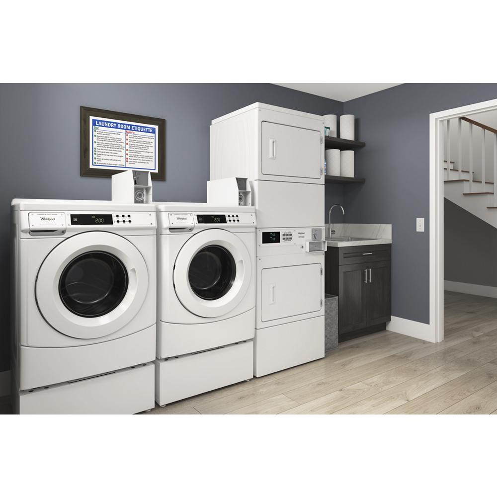 Model: WHP1000VW | Unbranded 10" Pedestal for Commercial Front Load Washer and Dryer