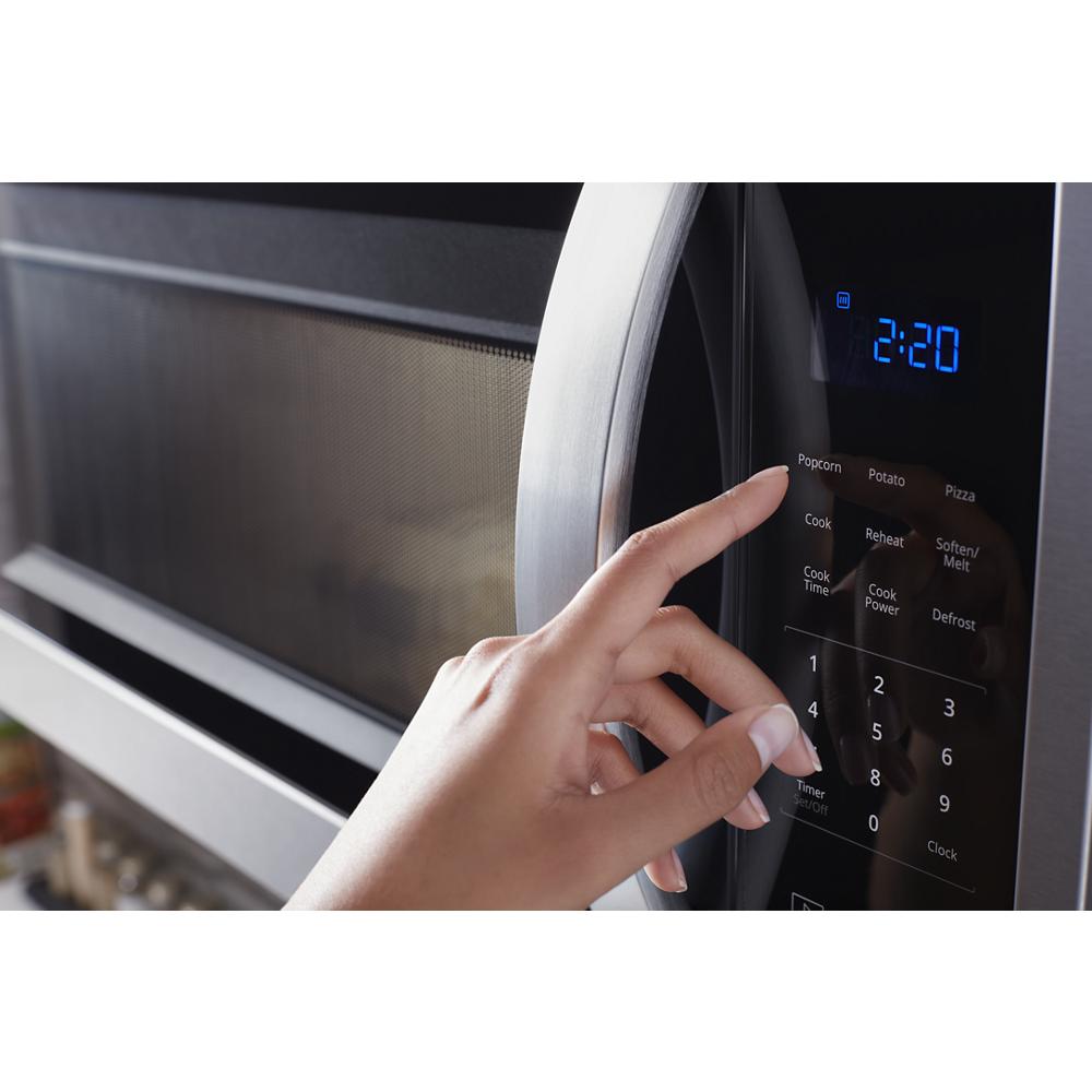 1.7 cu. ft. Microwave Hood Combination with Electronic Touch Controls Black  WMH31017HB