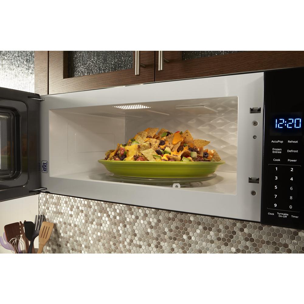 Whirlpool - 1.1 Cu. ft. Low Profile Over-the-range Microwave Hood Combination - Stainless Steel