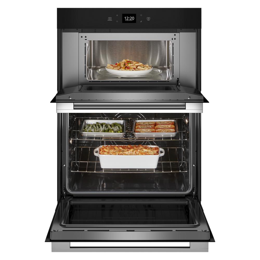 Model: WOEC5930LZ | Whirlpool 6.4 Total Cu. Ft. Combo Wall Oven with Air Fry When Connected