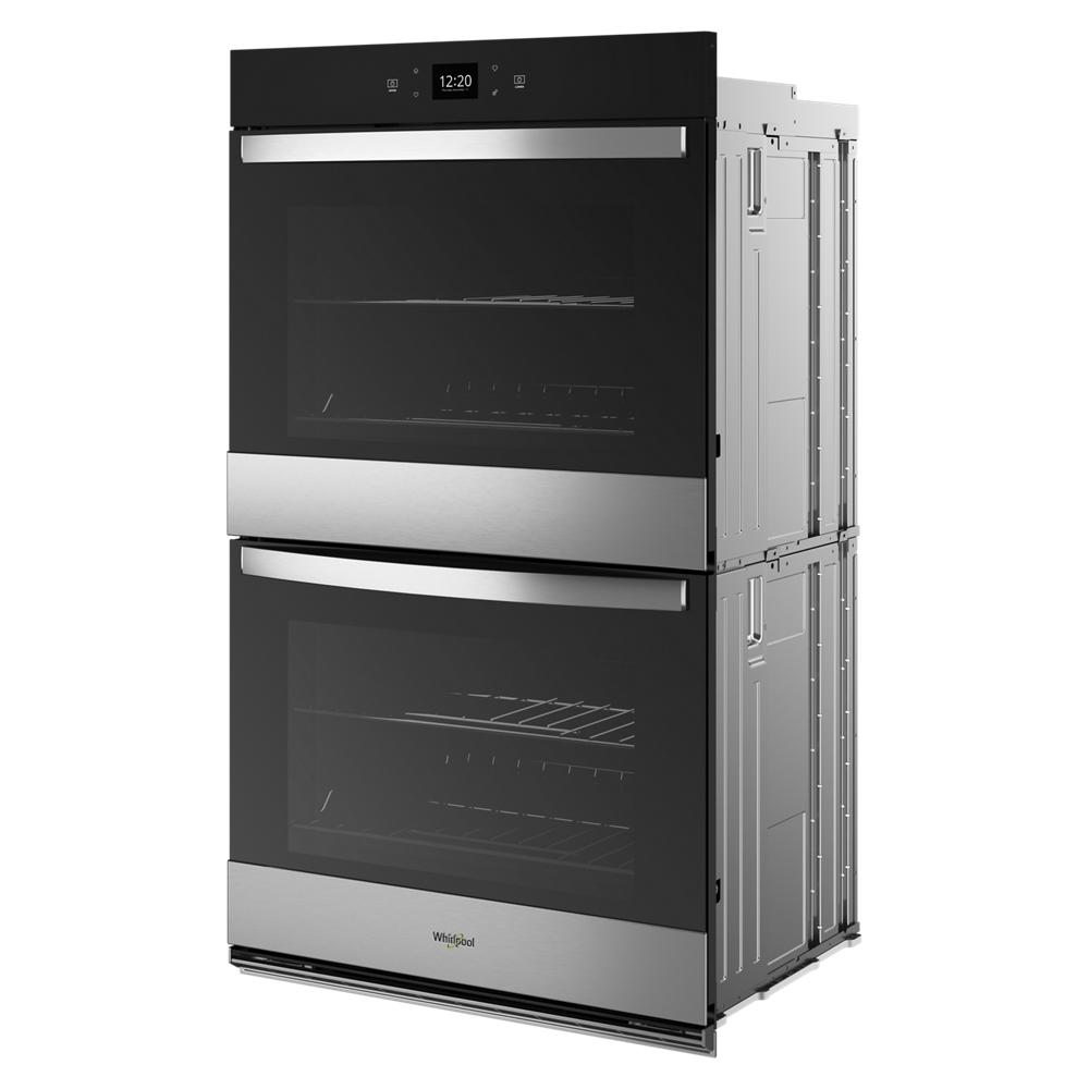 Model: WOED5027LZ | Whirlpool 8.6 Total Cu. Ft. Double Wall Oven with Air Fry When Connected