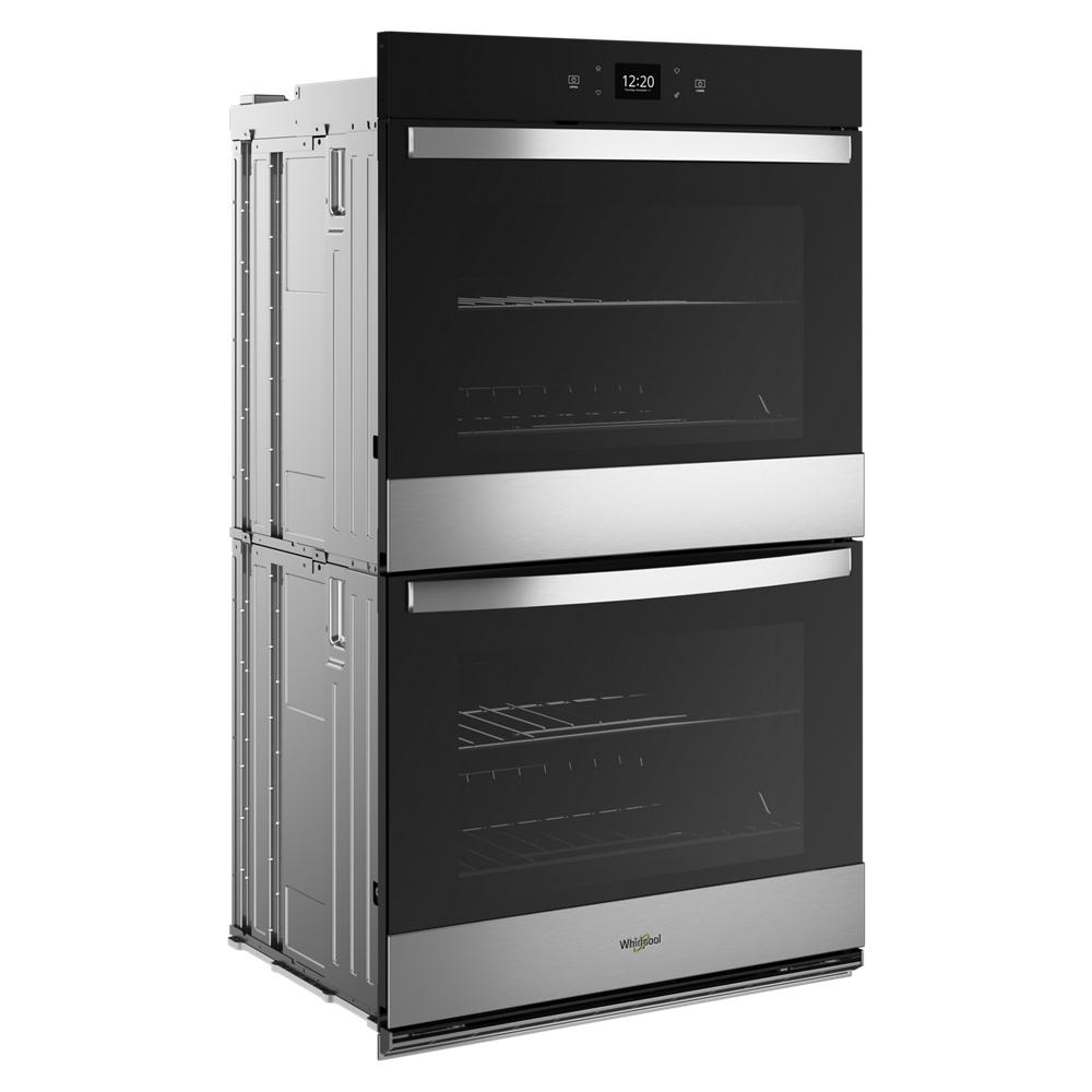 Model: WOED5027LZ | Whirlpool 8.6 Total Cu. Ft. Double Wall Oven with Air Fry When Connected