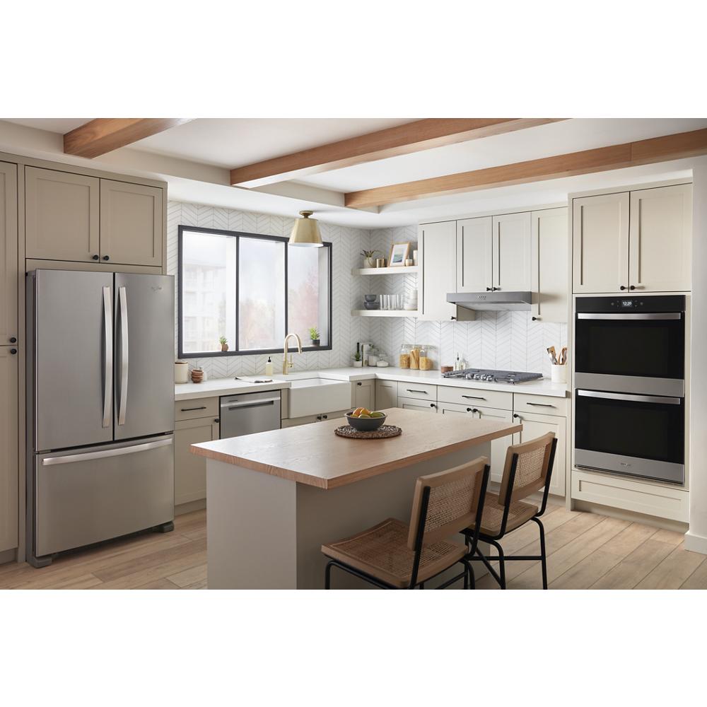 Model: WOED5027LZ | Whirlpool 8.6 Total Cu. Ft. Double Wall Oven with Air Fry When Connected