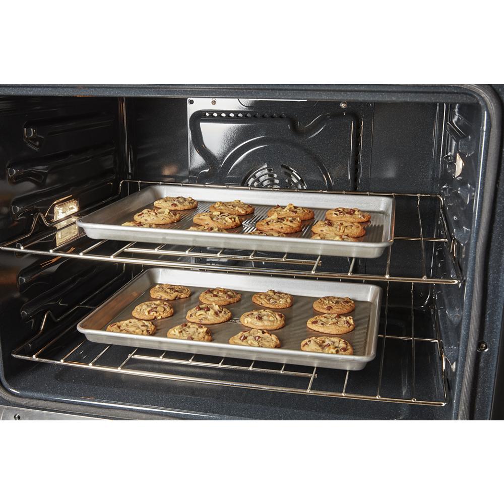 Model: WOED5030LW | Whirlpool 10.0 Total Cu. Ft. Double Wall Oven with Air Fry When Connected