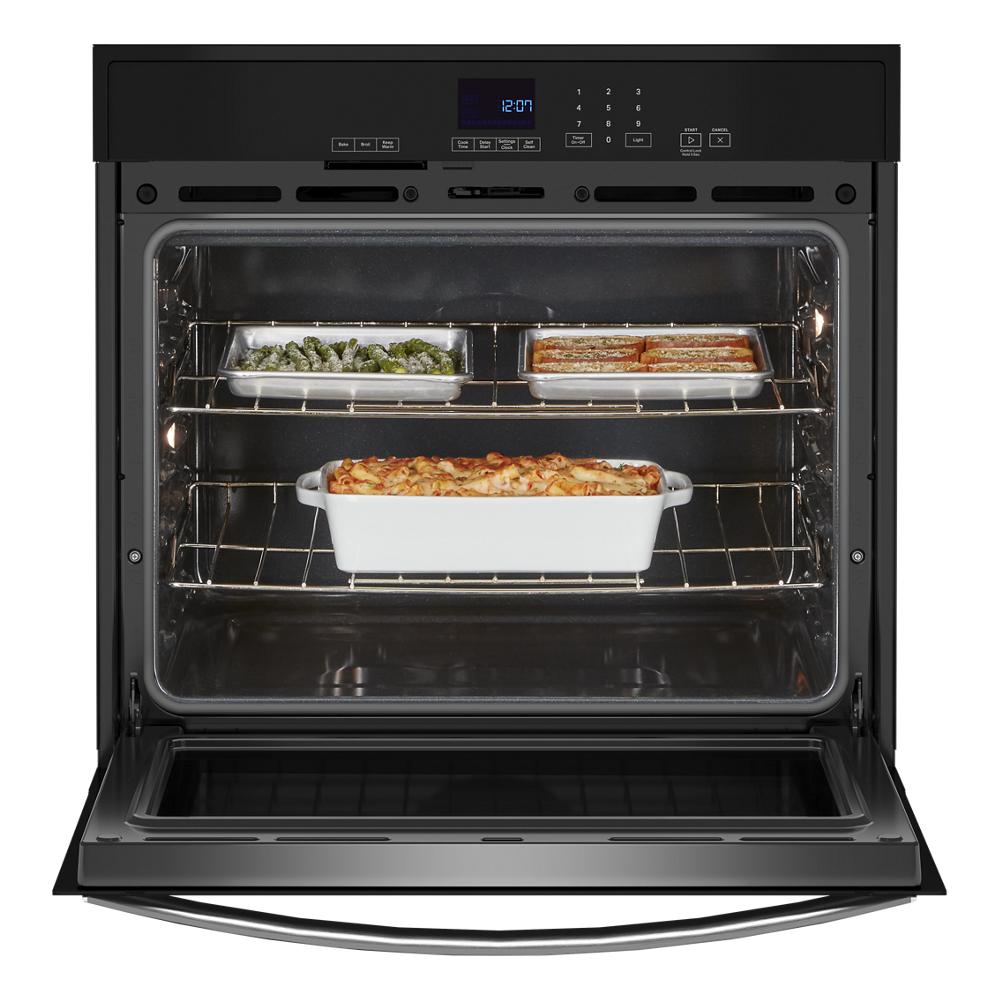 Model: WOES3027LS | Whirlpool 4.3 Cu. Ft. Single Self-Cleaning Wall Oven