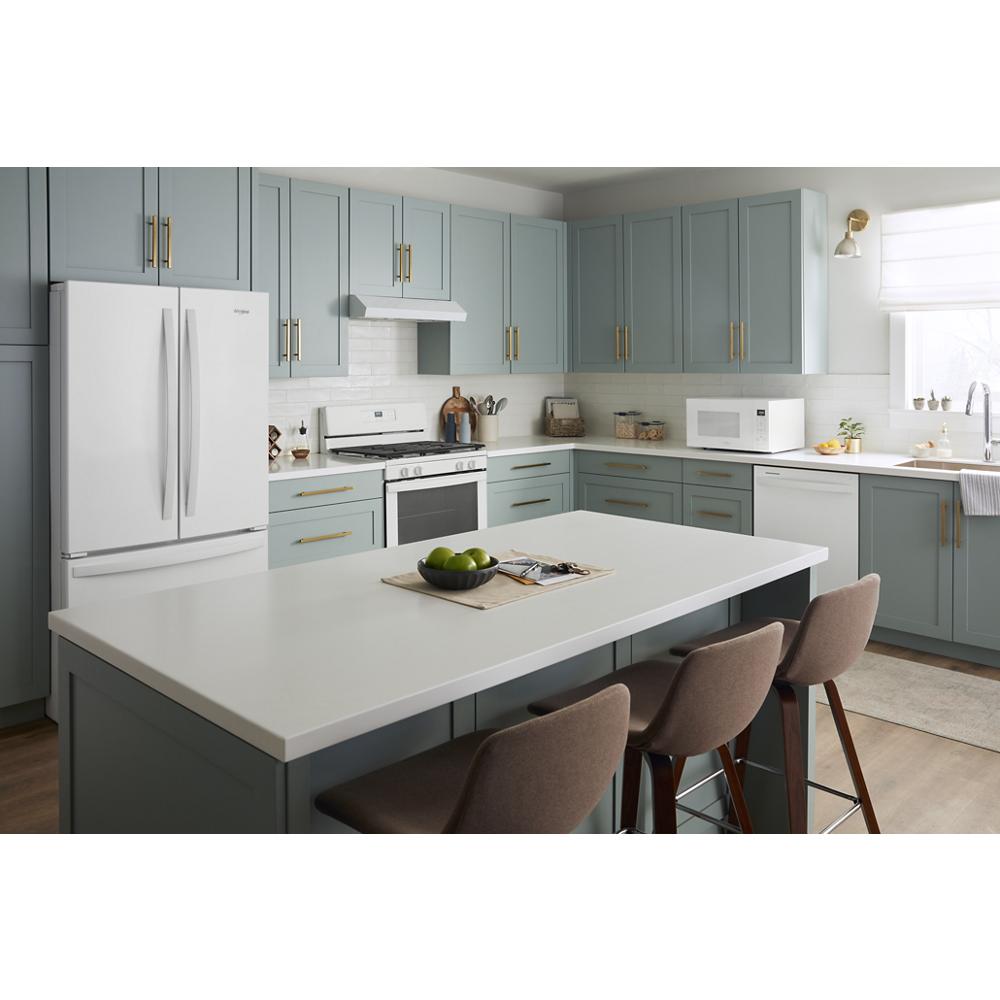 Model: WRF535SWHW - S/D  | Whirlpool 36-inch Wide French Door Refrigerator with Water Dispenser - 25 cu. ft.