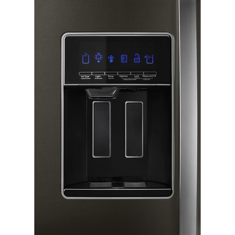 Model: WRS571CIHV | Whirlpool 36-inch Wide Counter Depth Side-by-Side Refrigerator - 21 cu. ft.