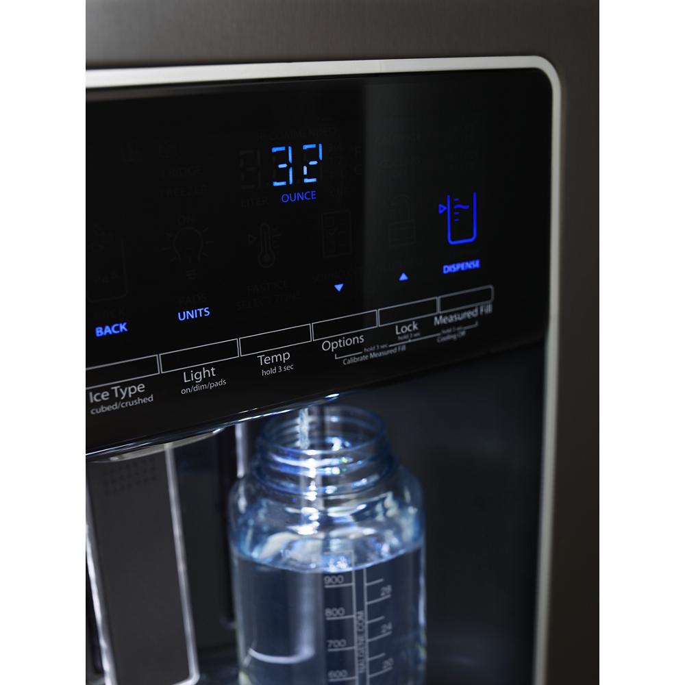 Model: WRS571CIHV | Whirlpool 36-inch Wide Counter Depth Side-by-Side Refrigerator - 21 cu. ft.