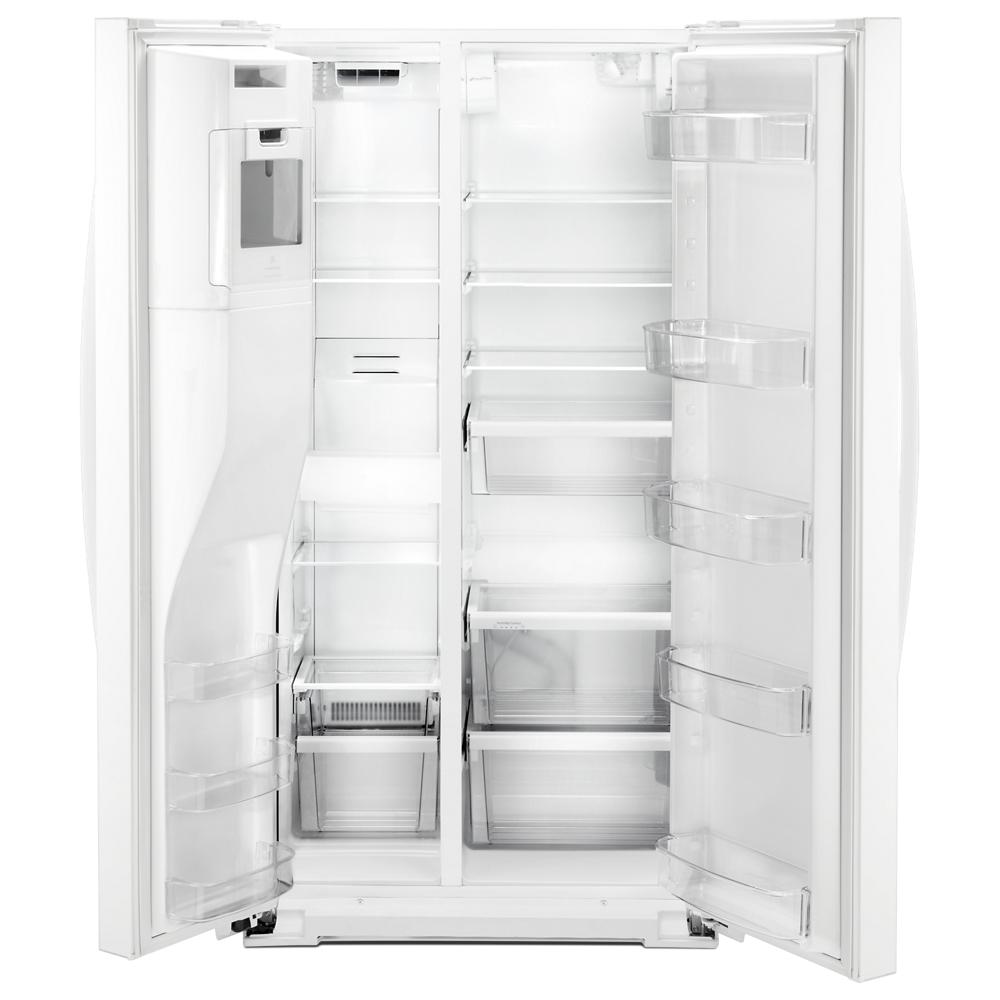 Model: WRS571CIHW | Whirlpool 36-inch Wide Counter Depth Side-by-Side Refrigerator - 21 cu. ft.
