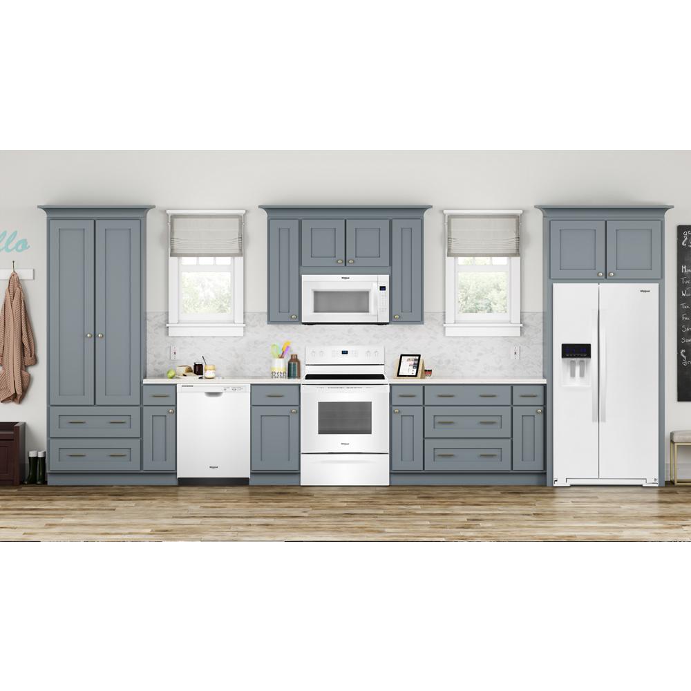 Model: WRS571CIHW | Whirlpool 36-inch Wide Counter Depth Side-by-Side Refrigerator - 21 cu. ft.