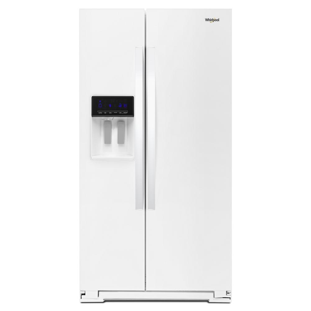 Model: WRS571CIHW | Whirlpool 36-inch Wide Counter Depth Side-by-Side Refrigerator - 21 cu. ft.