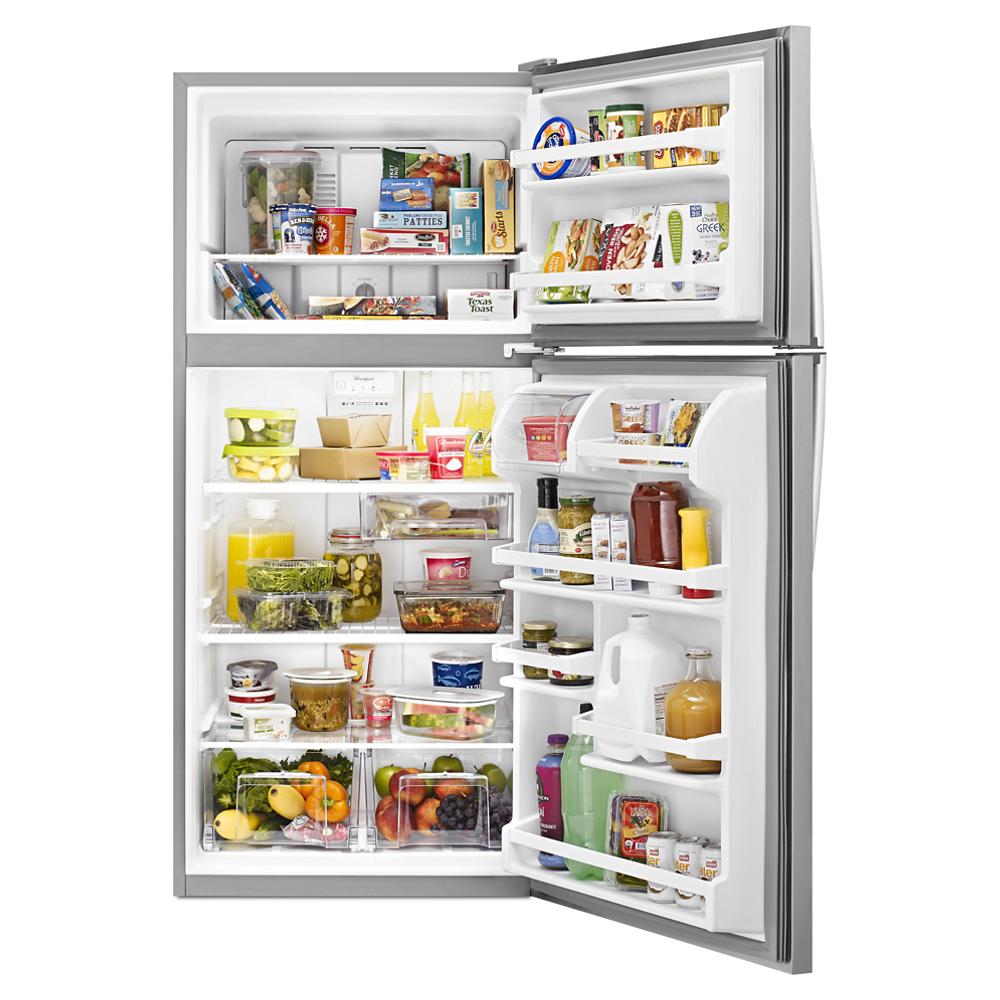 Model: WRT138FFDM | Whirlpool 30-inch Wide Top Freezer Refrigerator - 18 Cu. Ft.