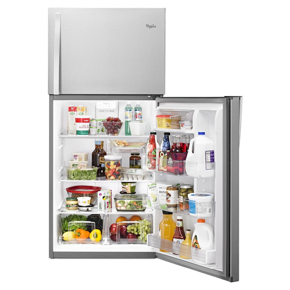 Model: WRT519SZDM | Whirlpool 30-inch Wide Top Freezer Refrigerator - 19 Cu. Ft.