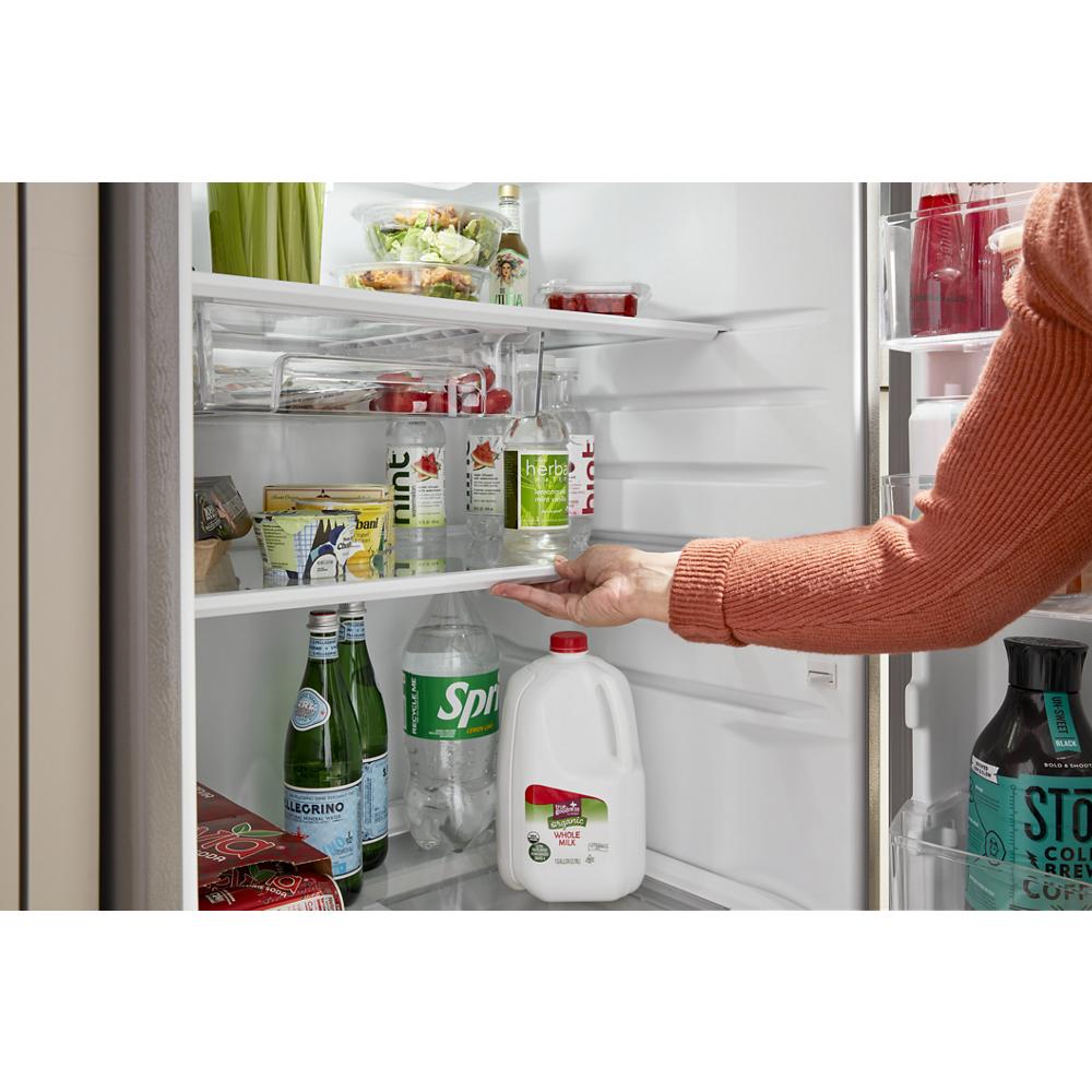 Model: WRTX5328PM | Whirlpool 28-inch Wide Top-Freezer Refrigerator - 16.3 Cu. Ft.
