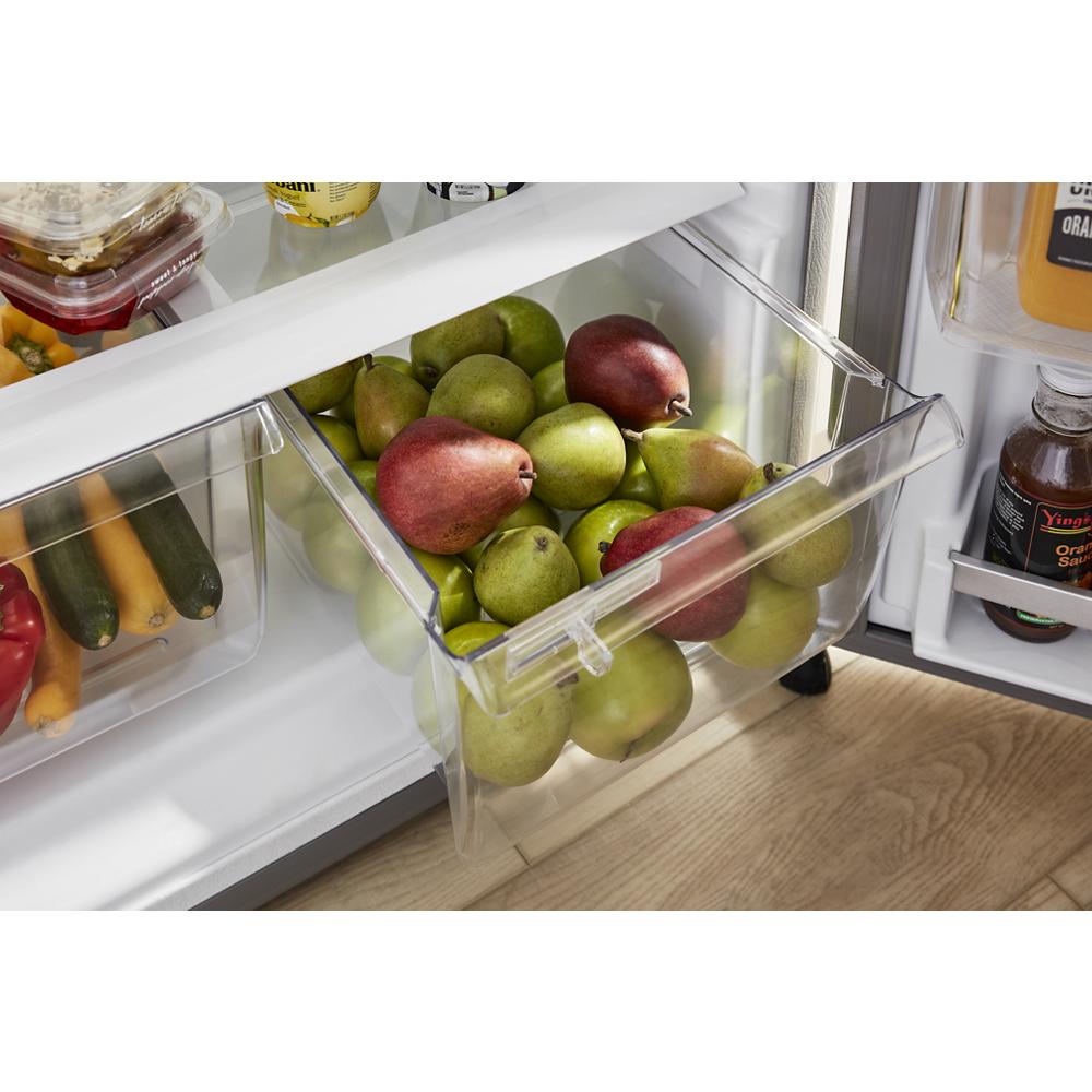 Model: WRTX5328PW | Whirlpool 28-inch Wide Top-Freezer Refrigerator - 16.3 Cu. Ft.