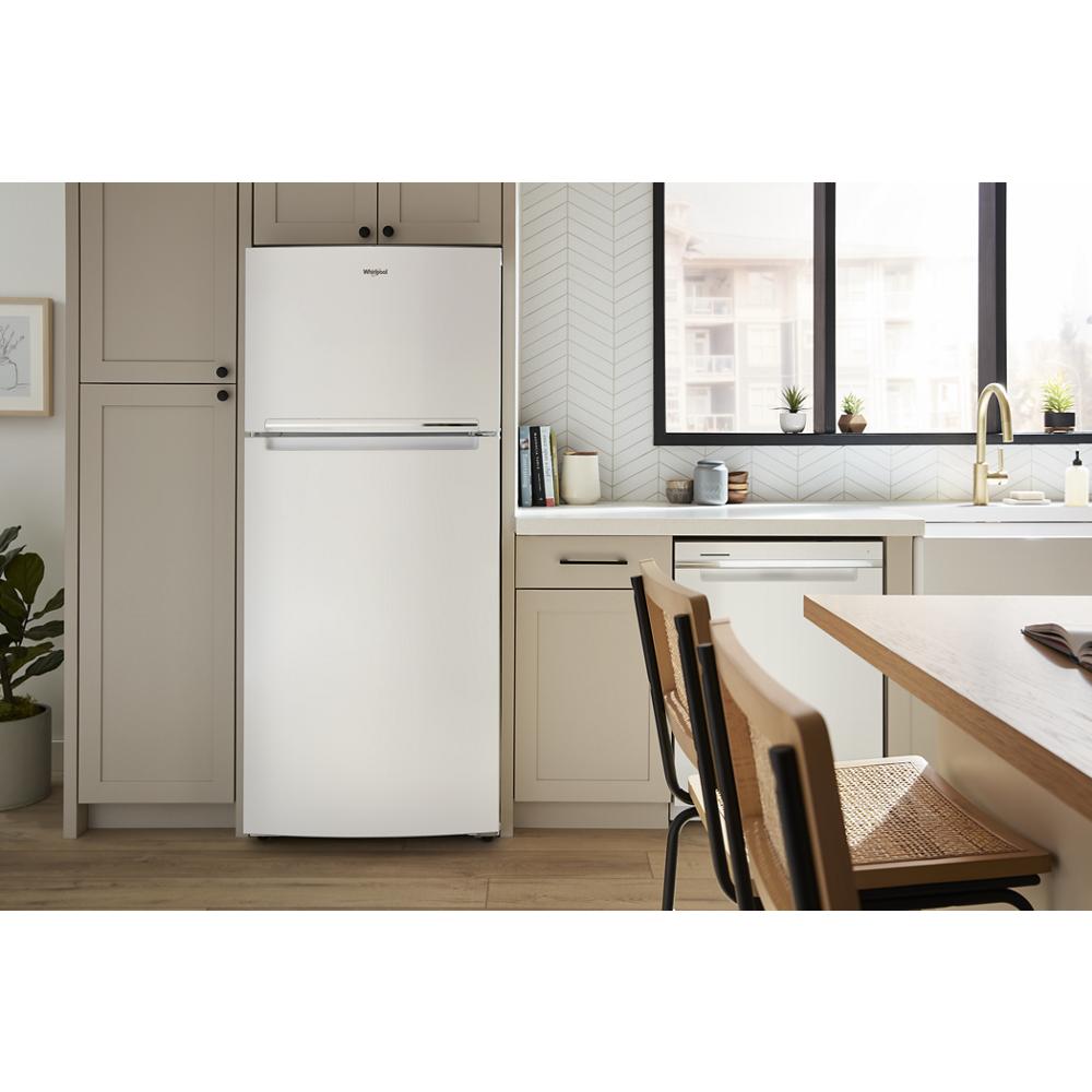 Model: WRTX5328PW | Whirlpool 28-inch Wide Top-Freezer Refrigerator - 16.3 Cu. Ft.