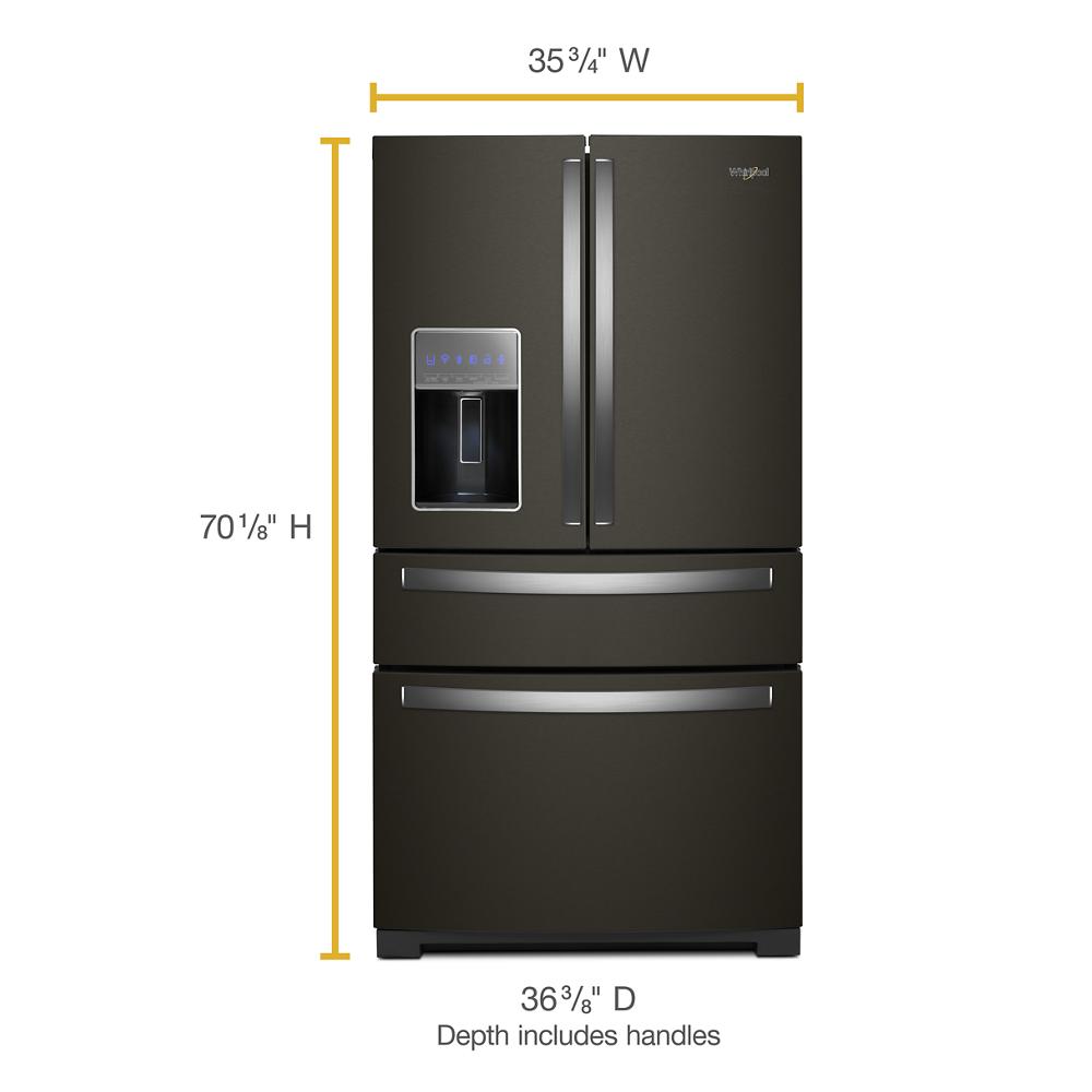 Whirlpool 26 Cu. Ft. 36 Wide 4-Door French Door Refrigerator with