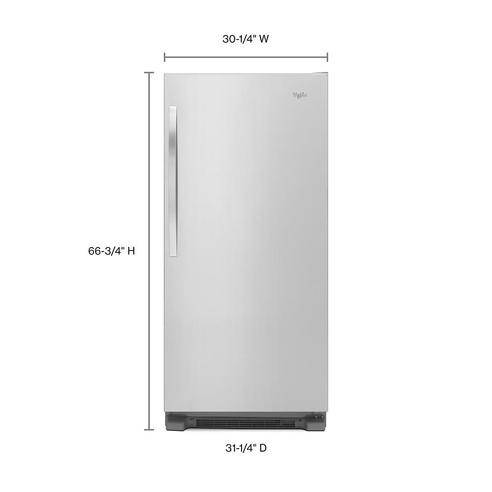 Whirlpool 31-inch Wide SideKicks® All-Refrigerator with LED Lighting - 18 cu. ft.