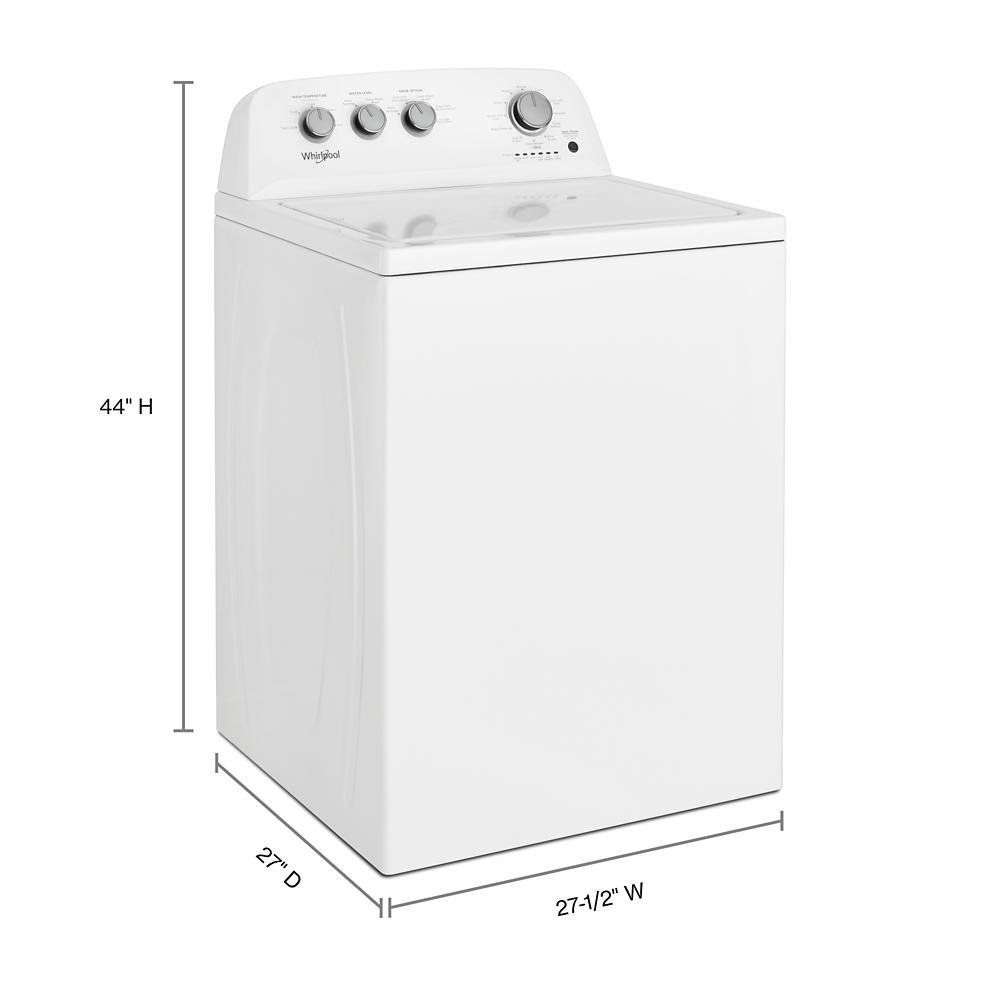 Whirlpool WTW4850HW 3.9 cu. ft. Top Load Washer with Soaking Cycles, 12 CyclesWTW4850HW