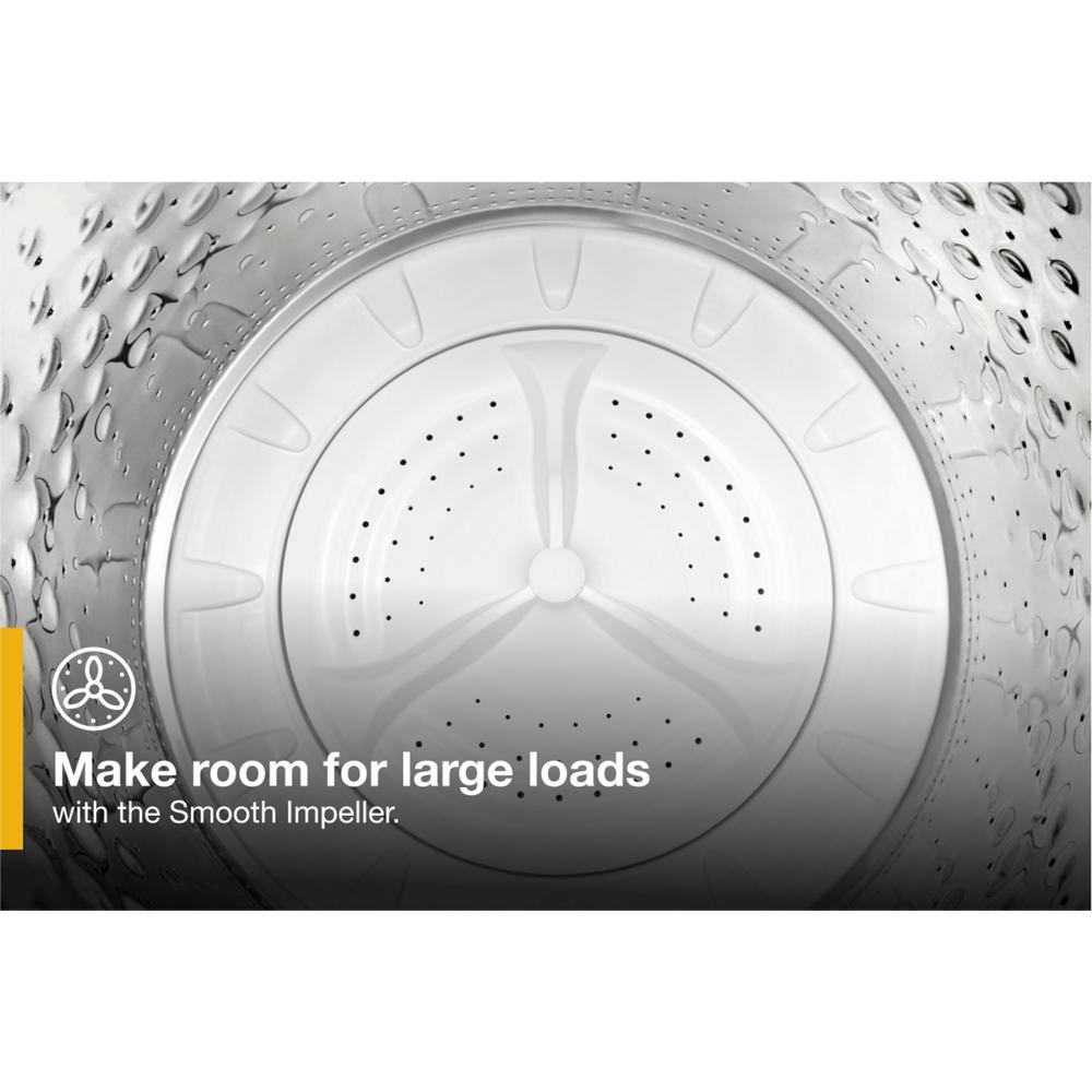 Model: WTW5010LW-BLEM | Whirlpool 4.6 Cu. Ft. Top Load Impeller Washer with Built-in Faucet