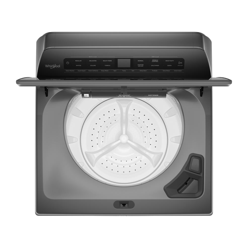 Whirlpool top load washer hot sale with pretreat station