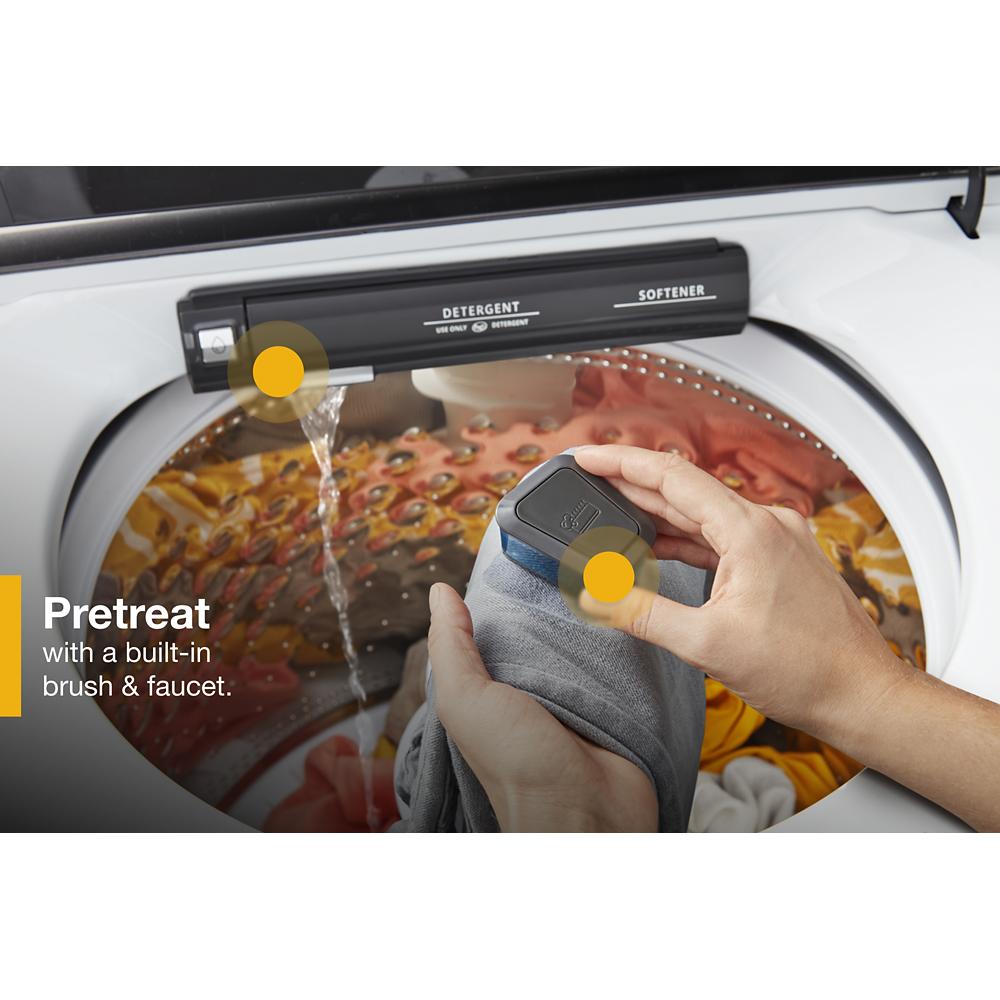 Model: WTW5100HW | Whirlpool 4.8 cu. ft. Top Load Washer with Pretreat Station