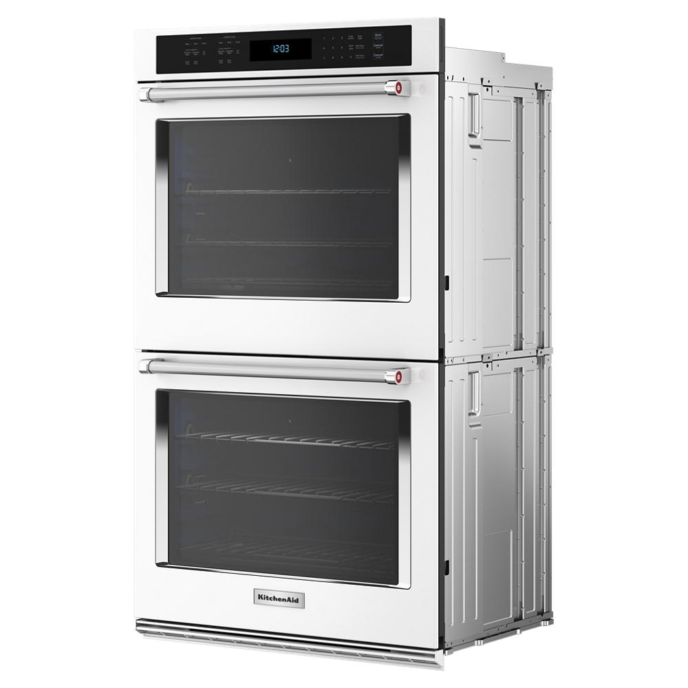 Model: KOED530PWH | KitchenAid KitchenAid® 30" Double Wall Ovens with Air Fry Mode