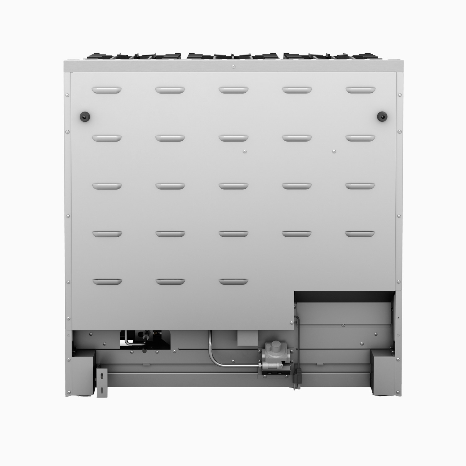 Model: ARG36LP | Thor Pre-Converted Propane Contemporary 36 in. 6-Burners Professional Gas Range with Convection Oven in Stainless Steel