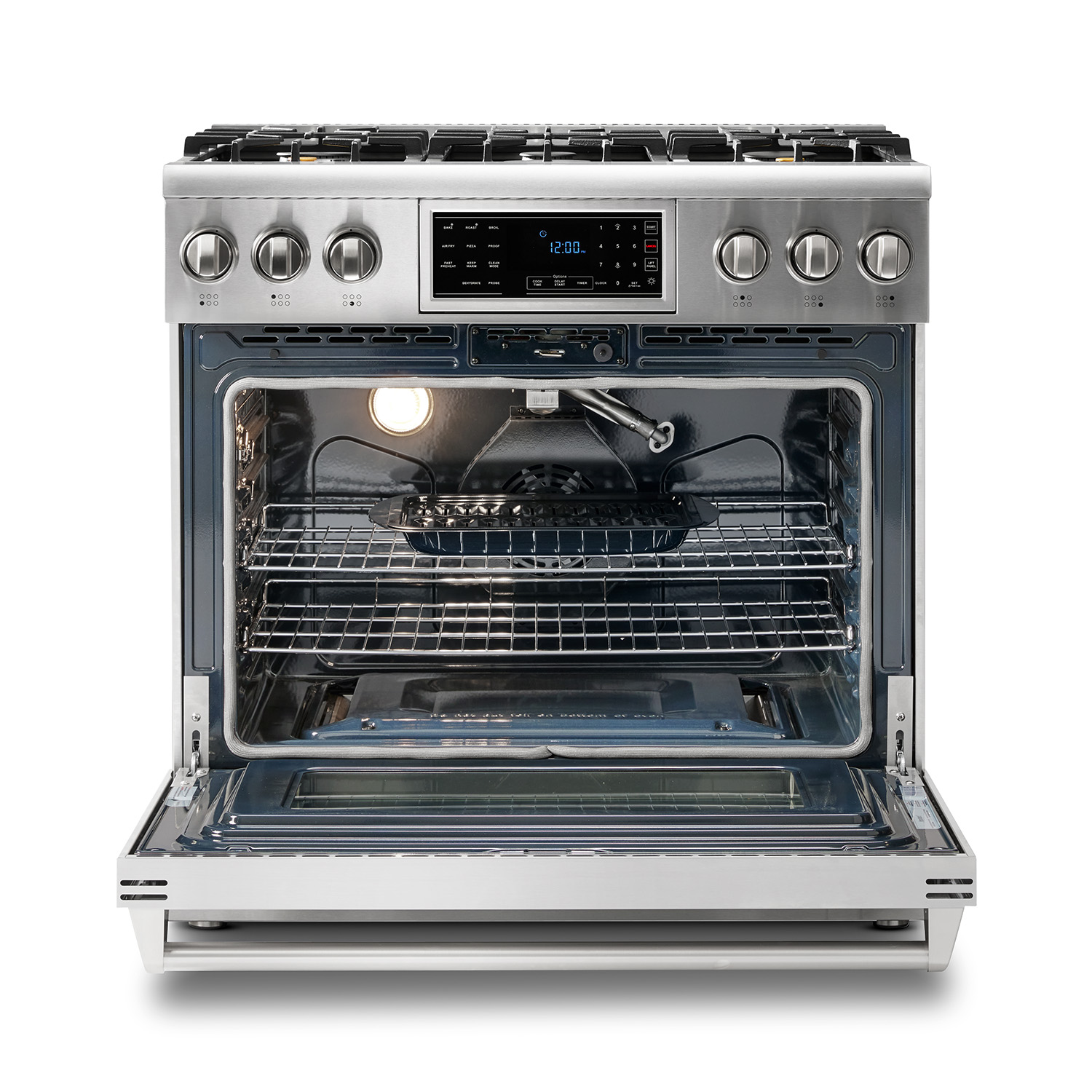 Model: TRG3601 | Thor 36" Professional Tilt Panel Gas Range with Air Fry